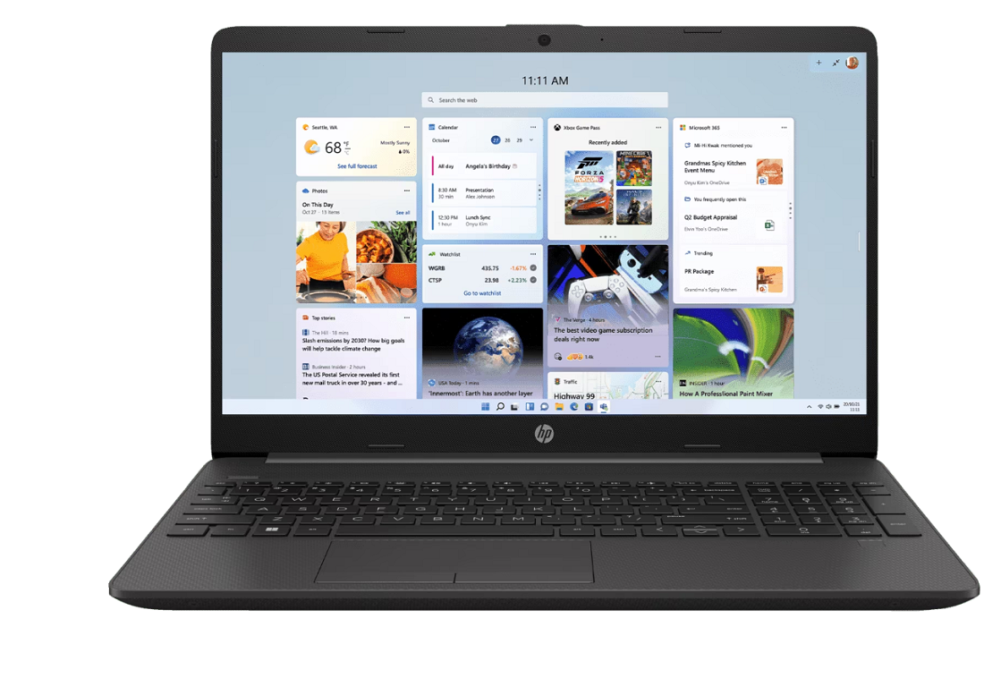 HP 255 G9 39.62 cm (15.6) Laptop Grey, AMD Ryzen™ 3 Processor, 8 GB DDR4 Ram, 512 GB SSD, FreeDOS, AMD Radeon™ Graphics, HP Bag