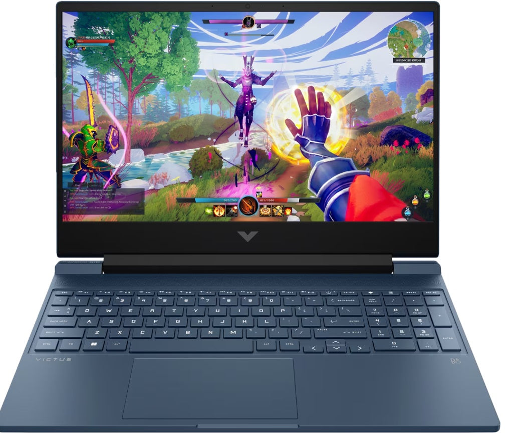 HP Victus Gaming 39.6 cm (15.6) Laptop 15-FAO555TX Blue, 12th Gen Intel® Core™ i5 Processor, 16 GB DDR4 RAM, 512 GB SSD, NVIDIA® GeForce RTX™ 3050 Graphics, Windows 11 Home