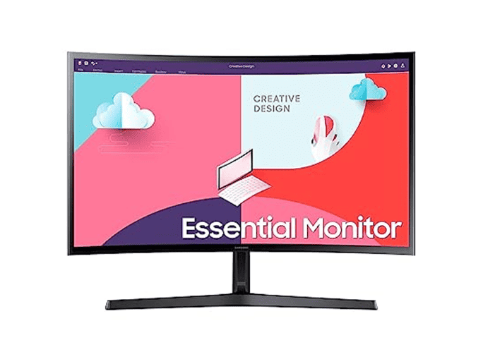SAMSUNG 68.5 cm (27 inch) Full HD VA Panel LED Curved Monitor LS27C366EAWXXL