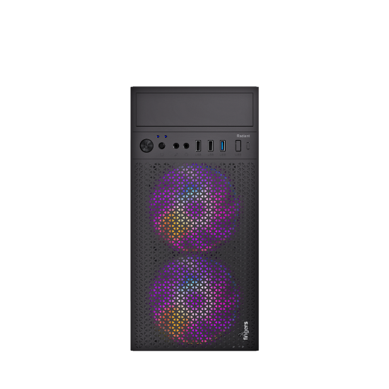 Fingers Cabinet with Smps Radiant with Rgb 2fans