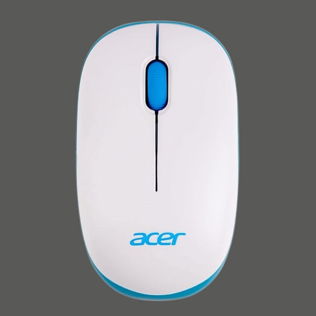 Acer Wireless Mouse White Blue 0WC