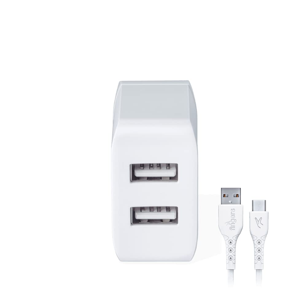 Fingers Dual Usb Adapter + Cable ( Micro Usb)