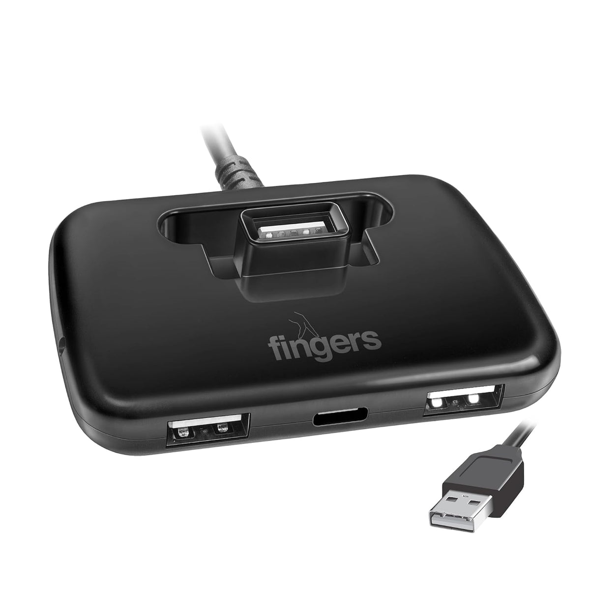 FINGERS 4PORT USB HUB CU2.0 (3*2.0 Usb / Typec *1
