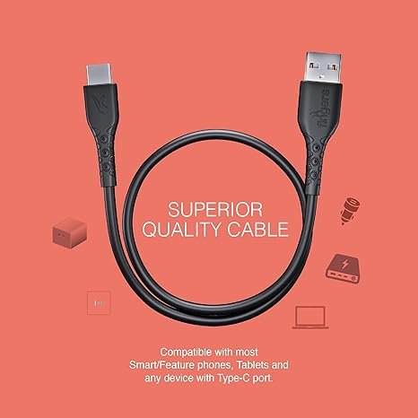 FINGERS Charging Cable-FMC-TYPE C-09 WHITE