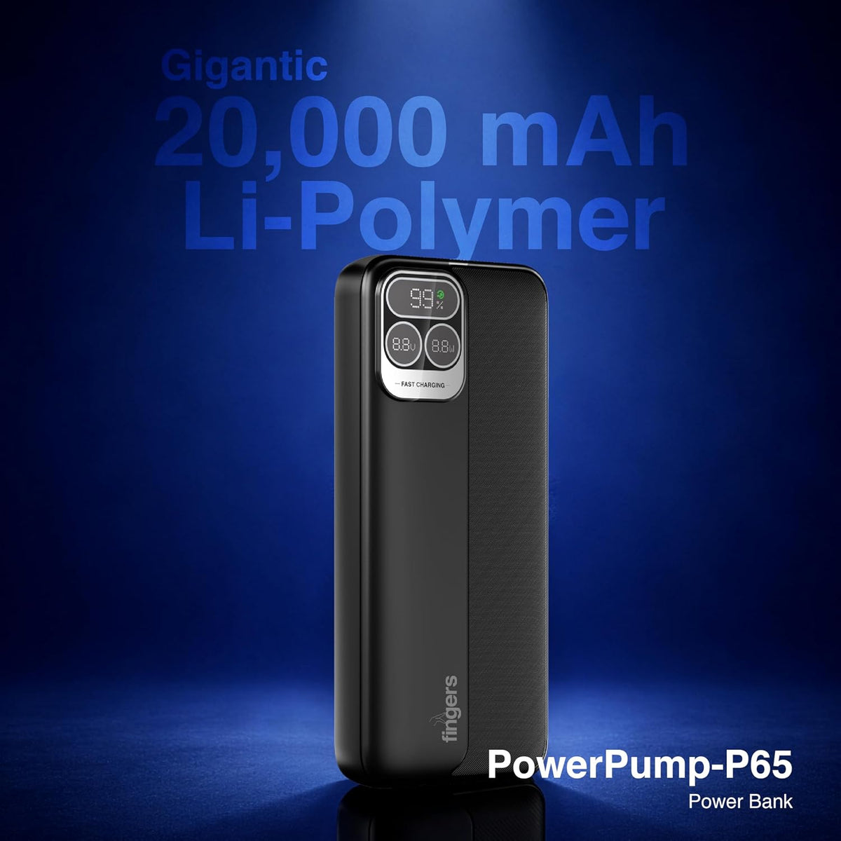 FINGERS POWERBANK 20000MAH POWERPUMP-P65