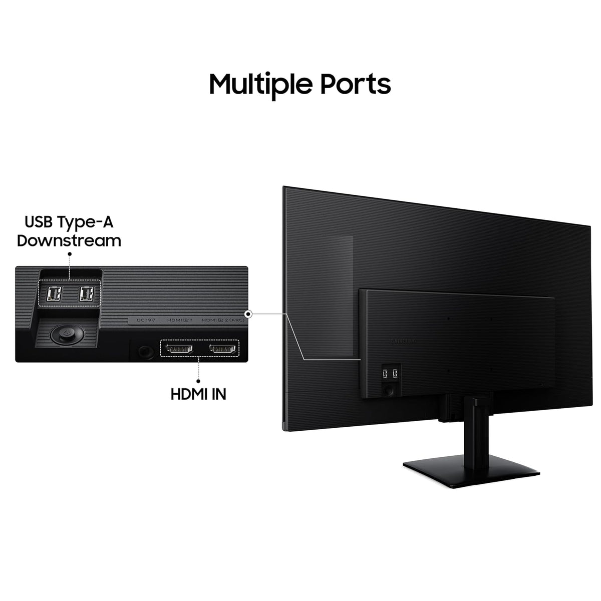 32in. Samsung Ips Monitor LS32FM500EWXXL Smart