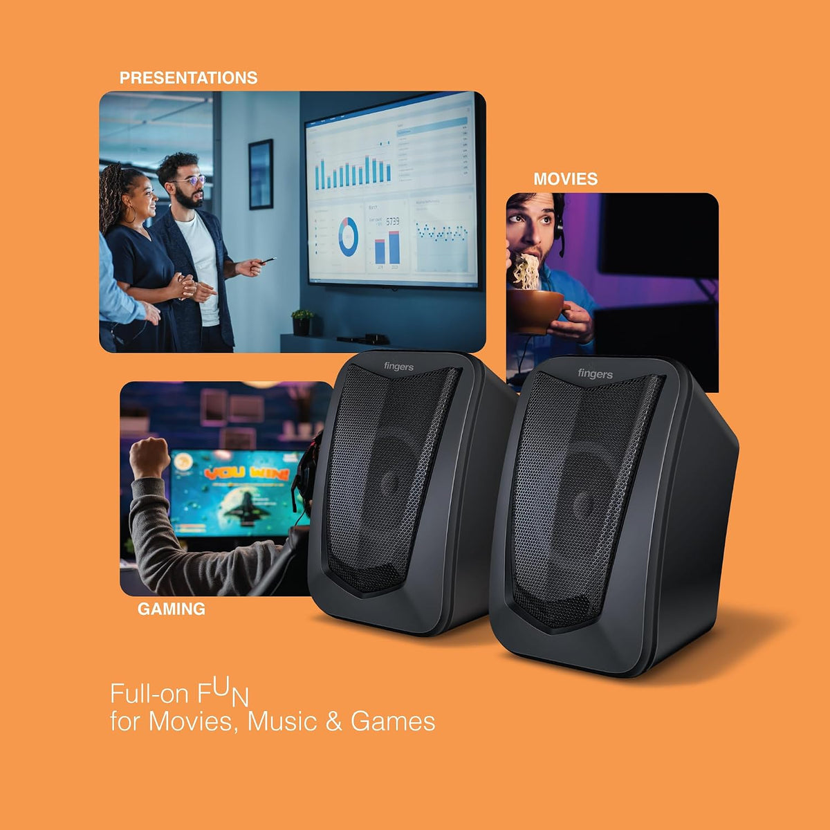 Fingers Funbeats AC Power 2.0 Speaker