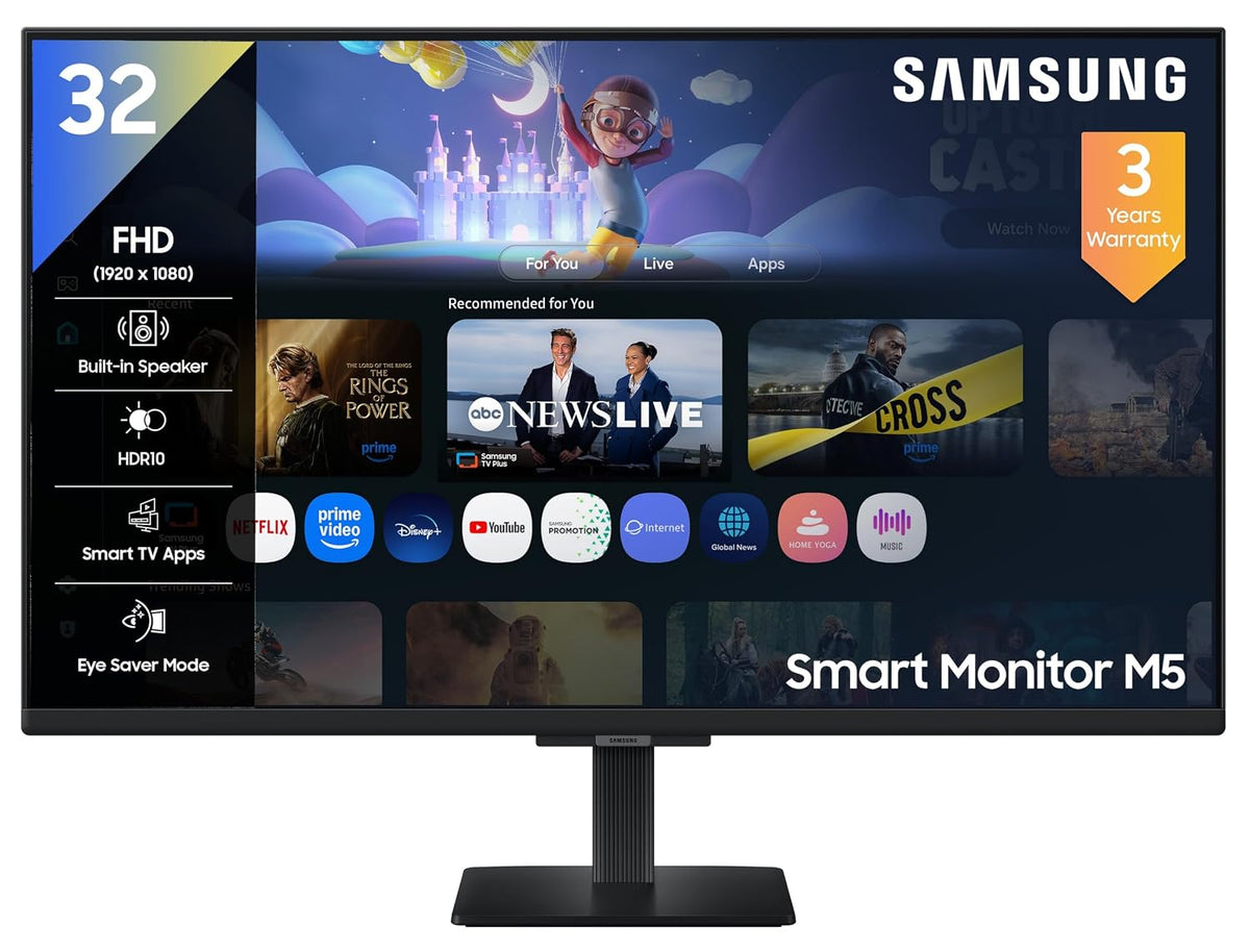 32in. Samsung Ips Monitor LS32FM500EWXXL Smart