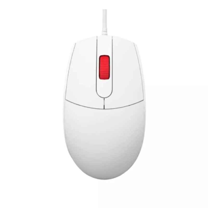 Coconut Wired Mouse WHITE - ZETA