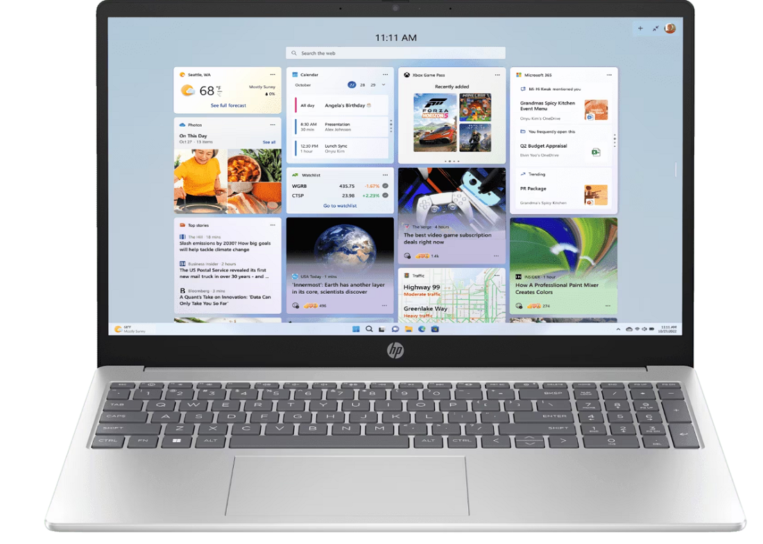HP Laptop 15S-FQ5327TU 39.6 cm (15.6) Silver, 12th Gen Intel® Core™ i3 Processor, 8 GB DDR4 RAM, 512 GB SSD, Intel® UHD Graphics, Windows 11, MS Office