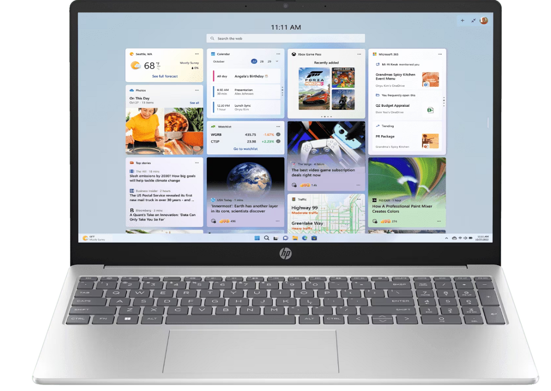 HP Laptop 15S-FQ5331TU (15.6) 39.6 cm Silver, 12th Gen Intel® Core™ i5 Processor, 8 GB DDR4 RAM, 1 TB SSD, Intel® UHD Graphics, Windows 11, MS Office