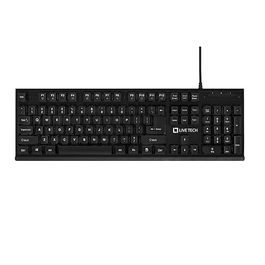 Livetech Premium Keyboard -KB03 PRO Premium White