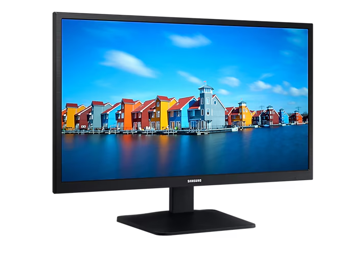 SAMSUNG 54.50 cm (FHD Flat Monitor with Wide Viewing Angle) LS22A334NHWXXL