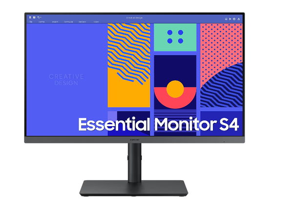 SAMSUNG 60.5 cm FHD IPS Monitor with 100 Hz refresh rate LS24C430GAWXXL