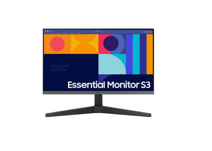 Samsung 60.96 cm (24") FHD 75Hz 5Ms IPS Panel Monitor LS24C334GAWXXL