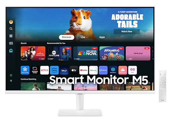 SAMSUNG 68.6 cm M50D FHD Smart Monitor with Smart TV experience LS27DM501EWXXL