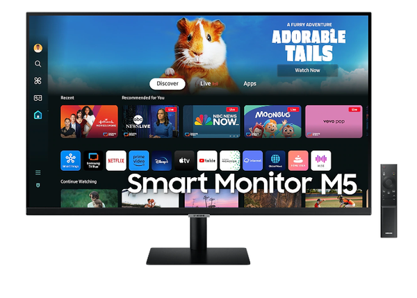 SAMSUNG 68.6 cm M50D FHD Smart Monitor with Smart TV experience LS27DM500EWXXL