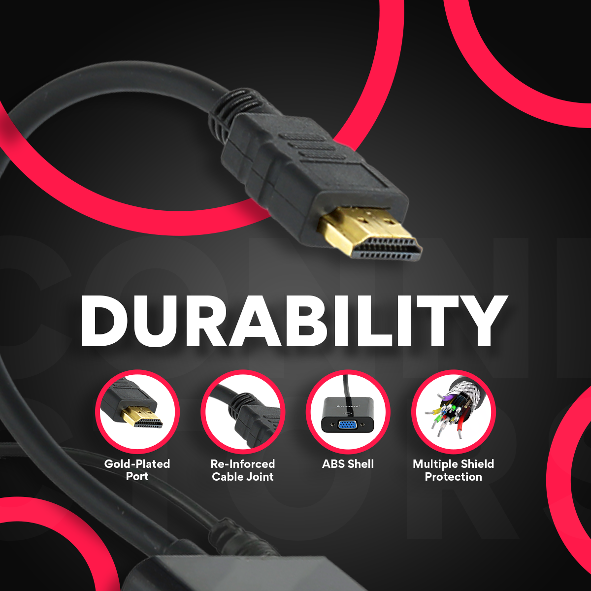 Coconut Hdm to Vga Cable with Audio