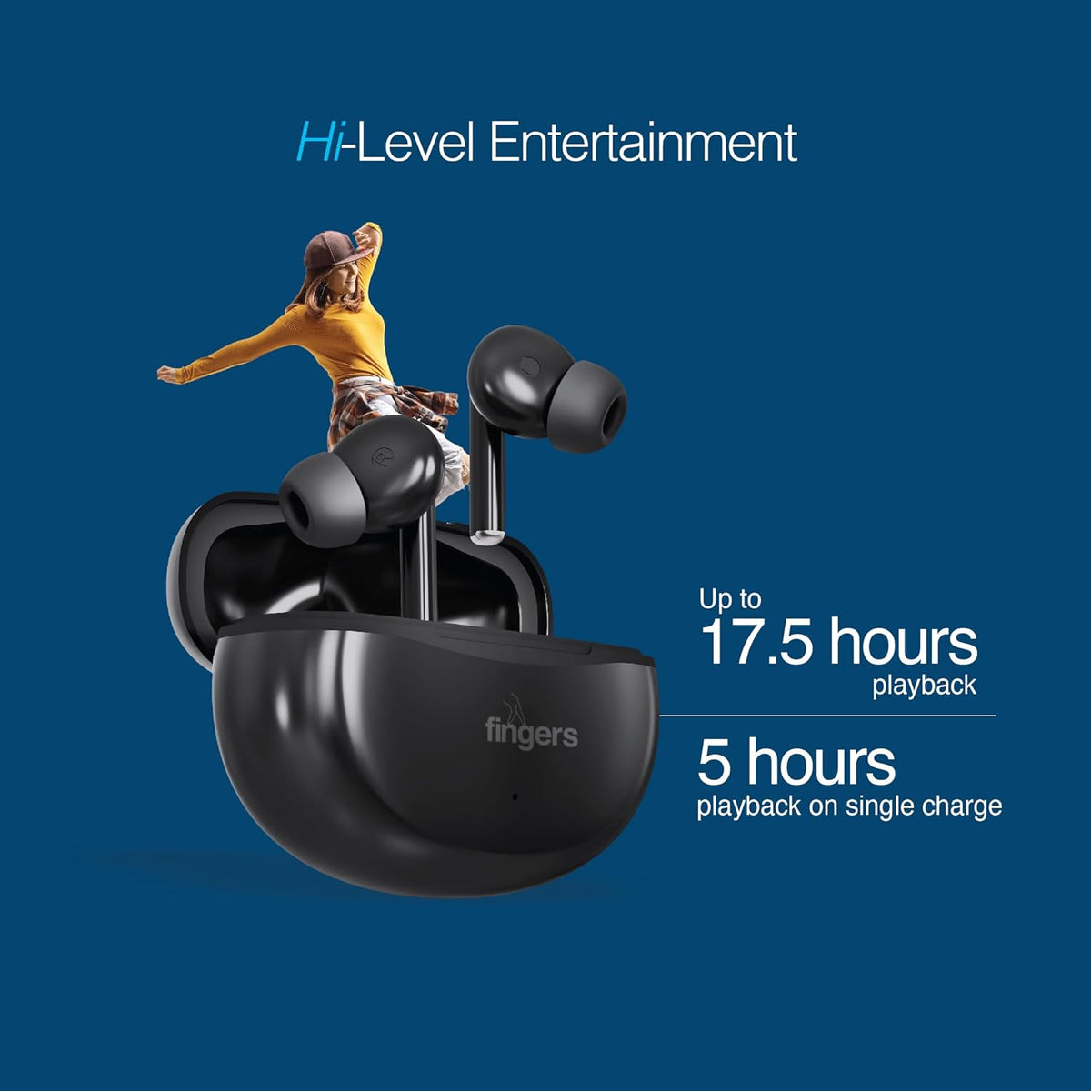 FINGERS TRUE WIRELESS EARBUDS -GO-HI-3
