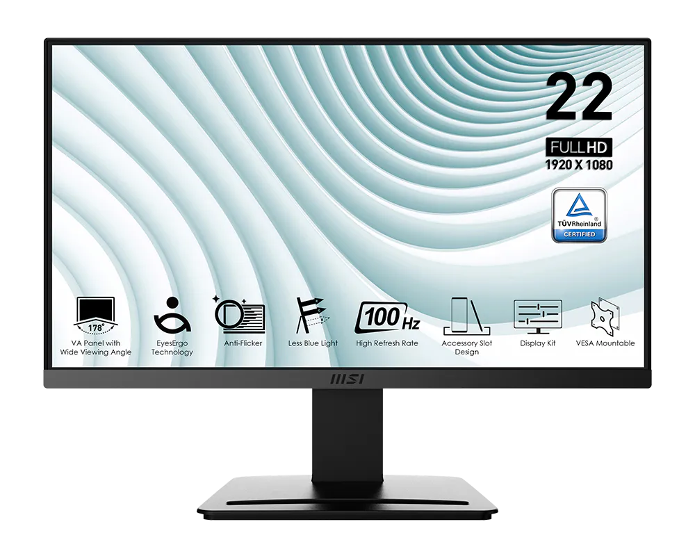 22in.MSI Monitor Pro Mp223 VA