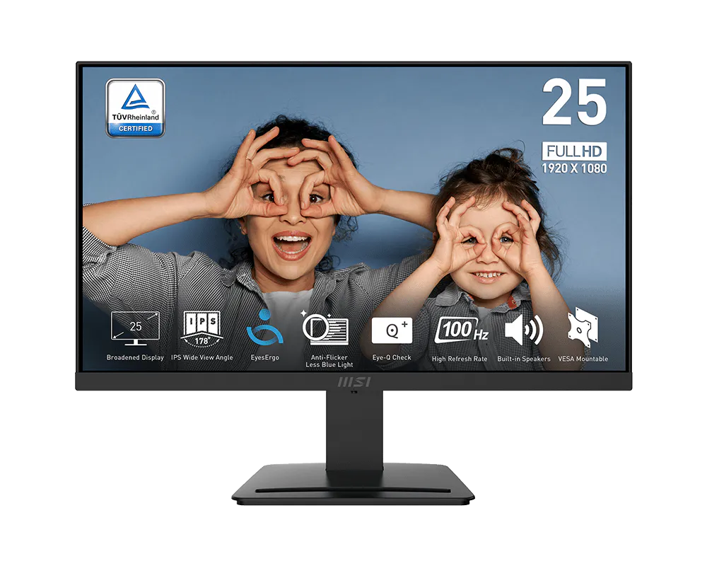25in. MSI MONITOR -100HZ/HDMI/VGA/SPEAKER MP253