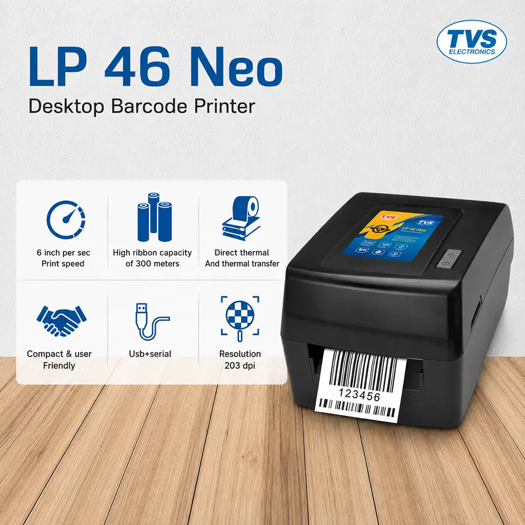 Tvs Barcode Printer Lp-46 Neo