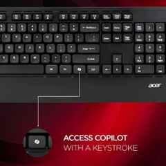 ACER WIRELESS KEYBOARD & MOUSE BLACK - ZCA01SI.2DP