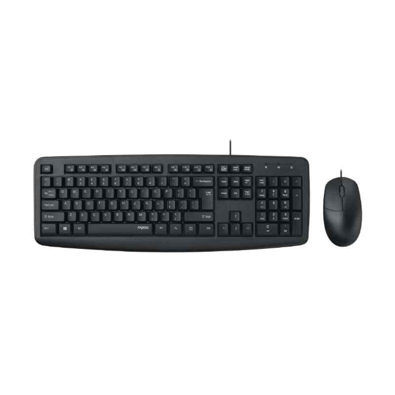 RAPOO WIRED KEYBOARD & MOUSE NX1600